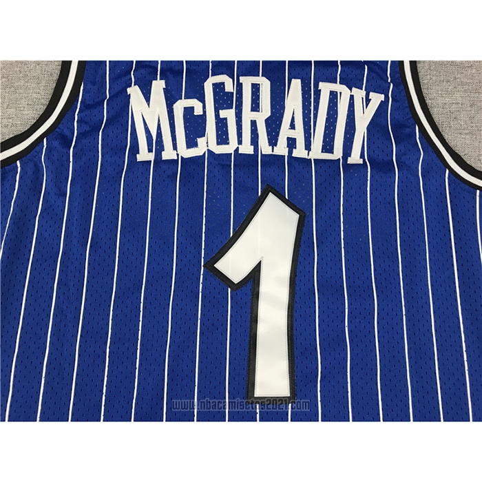Camiseta Orlando Magic Tracy McGrady #1 Mitchell & Ness 2003-04 Azul